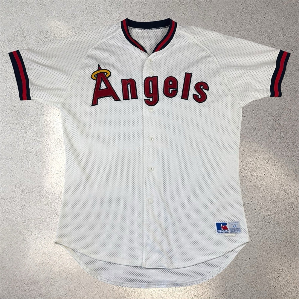Vintage Russell Athletic California Angels Jersey Men's 44 USA